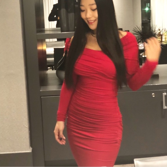 Red body con dress - Picture 1 of 1